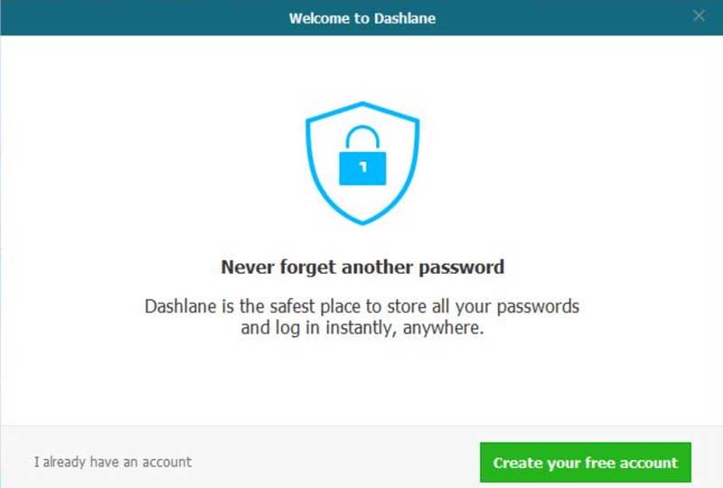 Dashlane - Never forget another password